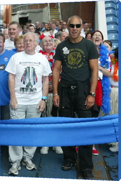 Rangers Football Club's Champions Walk 2010: A Unifying Charity Event with Mark Hateley - Fans United for a Good Cause