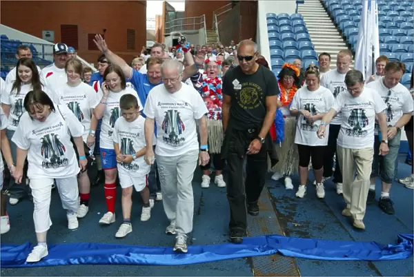 Champions Walk 2010: Uniting Rangers Fans for Charity with Mark Hateley