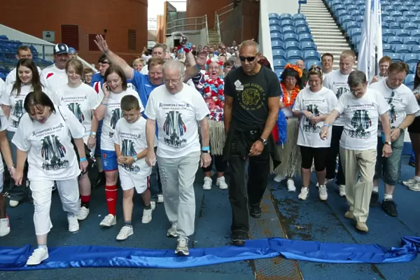 Champions Walk 2010: Uniting Rangers Fans for Charity with Mark Hateley