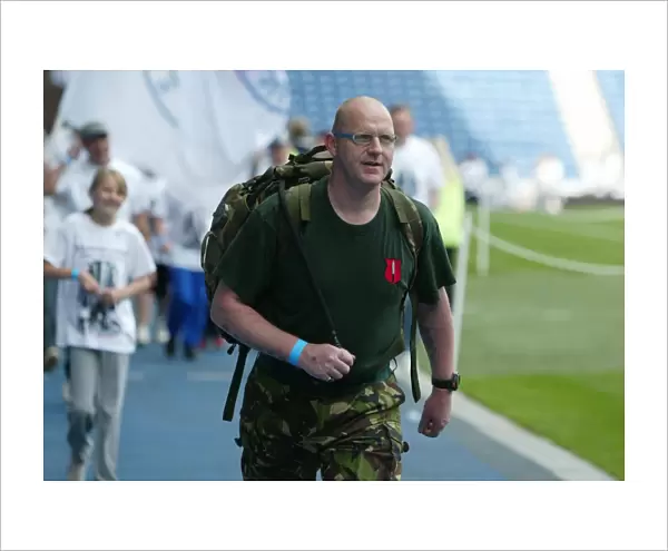 Rangers Football Club Fan's Participation in Champions Walk 2010 for Charity