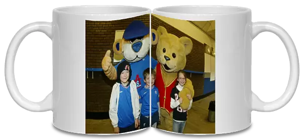 Rangers vs. Newcastle Pre-Season Friendly: Excited Kids and Their Bear Friends Celebrate Rangers 2-1 Victory at Ibrox Stadium
