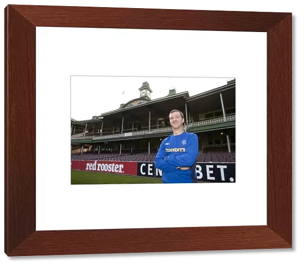 Rangers Andy Webster Discovers Cricket Passion at Sydney Cricket Ground during Festival of Football 2010