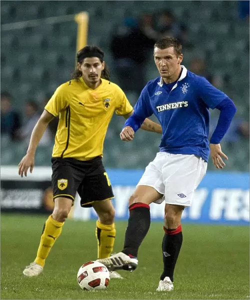 Rangers Lee McCulloch vs. AEK Athens at Sydney Football Stadium - Sydney Festival of Football 2010