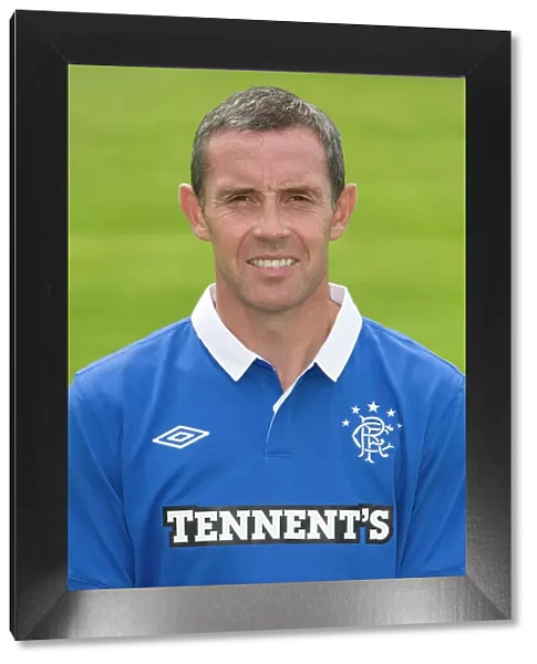 Rangers Football Club: Murray Park - David Weir and 2010-11 Team Head Shots