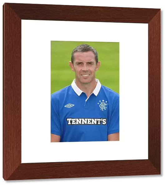 Rangers Football Club: Murray Park - David Weir and 2010-11 Team Head Shots