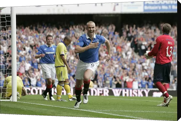 Kenny Miller Scores the Thrilling Opener for Rangers against Kilmarnock at Ibrox