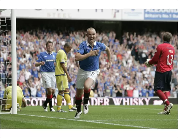 Kenny Miller Scores the Thrilling Opener for Rangers against Kilmarnock at Ibrox