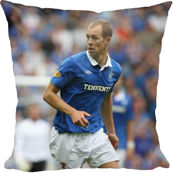 Steven Whittaker Scores the Thrilling Winning Goal for Rangers against Kilmarnock at Ibrox Stadium (2-1) - Clydesdale Bank Scottish Premier League