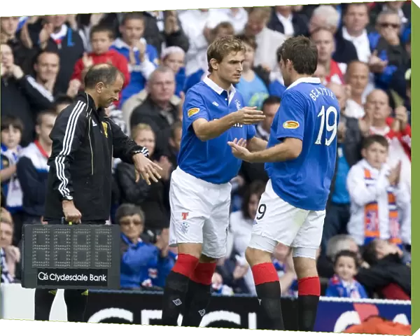 Rangers Football Club: Nikica Jelavic Makes Debut as Substitute in 2-1 Win over St Johnstone (Clydesdale Bank Scottish Premier League, Ibrox)