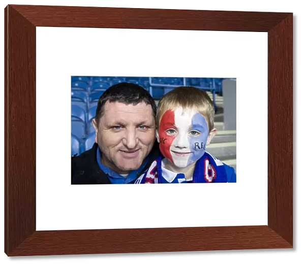 Rangers Triumph: Father and Son's Jubilant Moment at Ibrox (4-0 vs Dundee United)