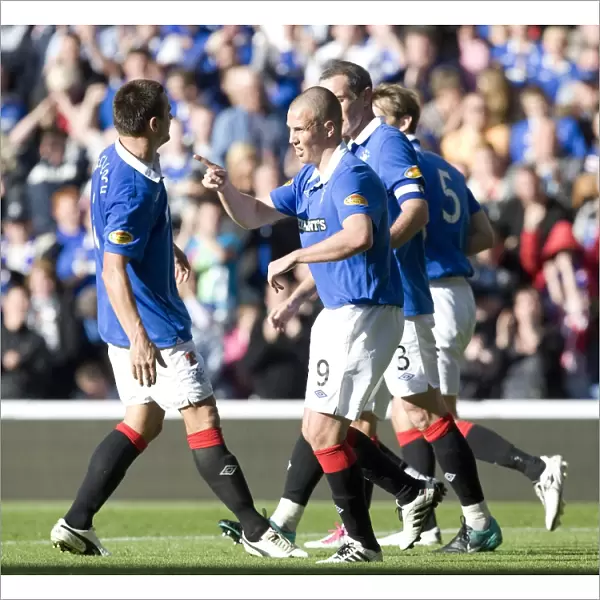 Kenny Miller Scores His Second Goal: Rangers 4-0 Triumph over Dundee United at Ibrox Stadium