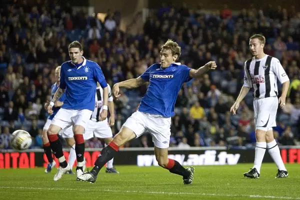 Rangers Nikica Jelavic Scores Thrilling First Goal in 7-2 Rout of Dunfermline in CIS Insurance Cup