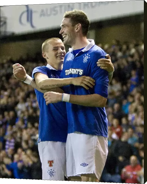 Rangers Thrilling 7-2 CIS Insurance Cup Victory: Lafferty and Weiss Celebrate Goals at Ibrox Stadium