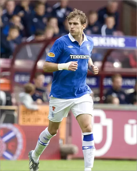 Nikica Jelavic Scores the Game-Winning Goal: Hearts 1-2 Rangers (Scottish Premier League at Tynecastle)