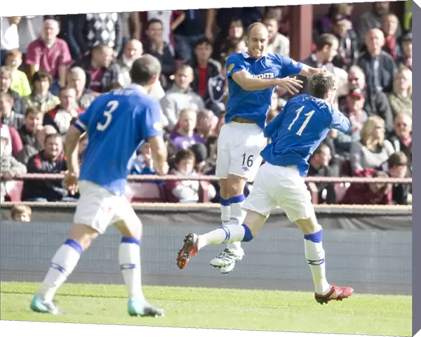 Rangers Kyle Lafferty: Scored the Decisive Goal in Hearts 1-2 Rangers SPL Match