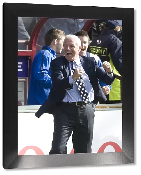 Smith's Triumph: Rangers Manager's Euphoric Moment after Securing a 1-2 Win over Hearts