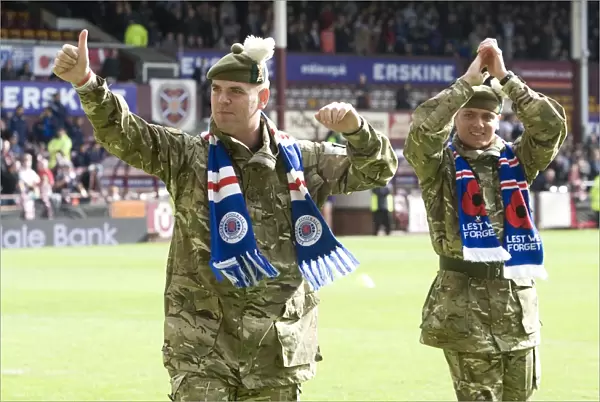 Armed Forces Tribute: Heart of Midlothian vs Rangers - Clydesdale Bank Scottish Premier League (2-1 in Favor of Rangers)