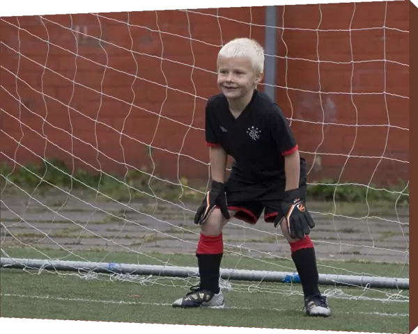 Rangers Football Club: October Soccer School at Ibrox Complex - Young Players in Training