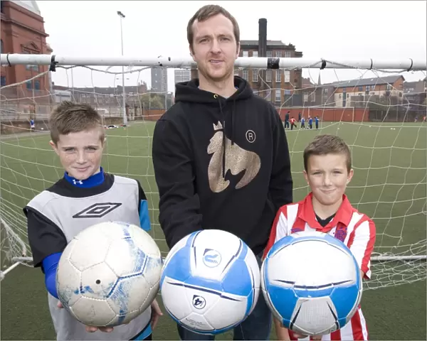 Rangers Football Club: October Soccer School - Interactive Session with Andy Webster and Enthusiastic Kids