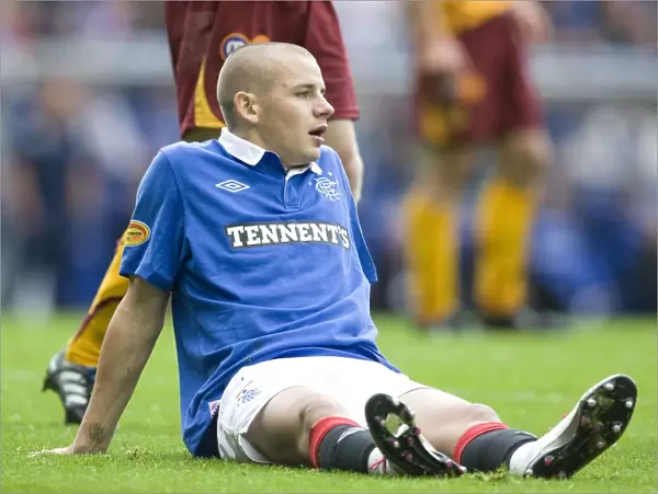 Vladimir Weiss Scores the Fourth Goal in Rangers 4-1 Scottish Premier League Victory over Motherwell at Ibrox