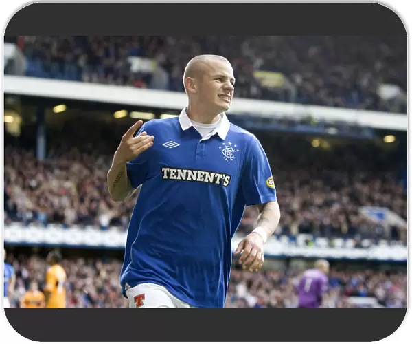 Rangers Vladimir Weiss Exults in Four-Goal Spree Against Motherwell in Scottish Premier League