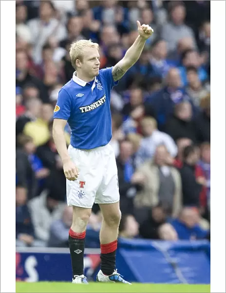 Rangers Steven Naismith: Jubilant in 4-1 Scottish Premier League Victory over Motherwell