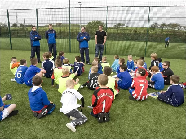 Rangers FC: Kyle Hutton's Training Session at East Kilbride Soccer School (October 10)