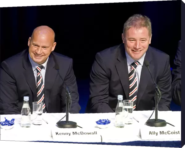 Rangers Football Club: McCoist and McDowall at the 2010 Junior AGM