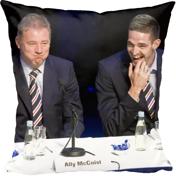 Rangers Football Club: Ally McCoist and Kyle Lafferty at the 2010 Junior AGM