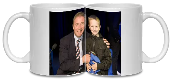 Rangers Football Club: Ally McCoist Connects with a Fan at the 2010 Junior AGM