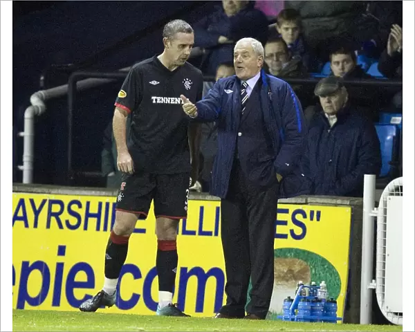 Rangers Walter Smith and David Weir Discuss Tactics: 2-0 Win Over Kilmarnock in CIS Insurance Cup Quarterfinal