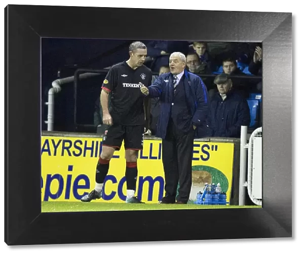 Rangers Walter Smith and David Weir Discuss Tactics: 2-0 Win Over Kilmarnock in CIS Insurance Cup Quarterfinal