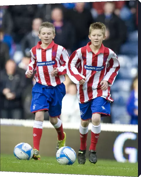 Young Rangers Shine: Half-Time Soccer Showdown at Ibrox - Nurturing Future Talent
