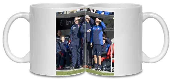 Rangers Glorious Triumph: McCoist, Smith, and McDowall Celebrate 3-1 Victory over St. Mirren in the Scottish Premier League