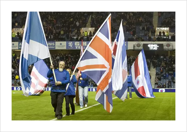 Hibernian's Flag Bearers Triumph: 3-0 Over Rangers in Scottish Premier League at Ibrox Stadium