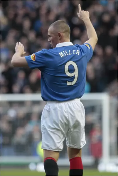 Kenny Miller's Euphoric Goal Celebration: Rangers 2-0 Aberdeen, Clydesdale Bank Scottish Premier League