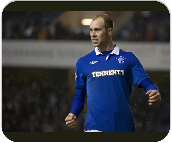 Rangers Steven Whittaker: Triumphant Penalty Goal - 3-0 vs. Kilmarnock in Scottish Cup Fourth Round at Ibrox
