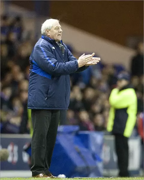 Rangers Manager Walter Smith Celebrates 1-0 Victory Over Inverness Caledonian Thistle