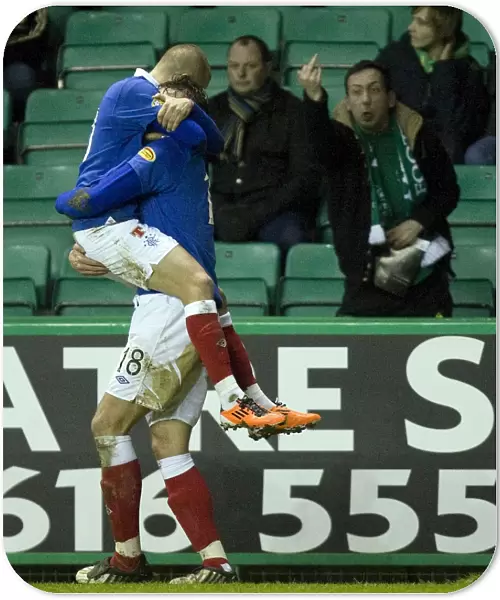 Jelavic Doubles Up: Rangers Star Scores Brace Against Hibernian in Clydesdale Bank Scottish Premier League