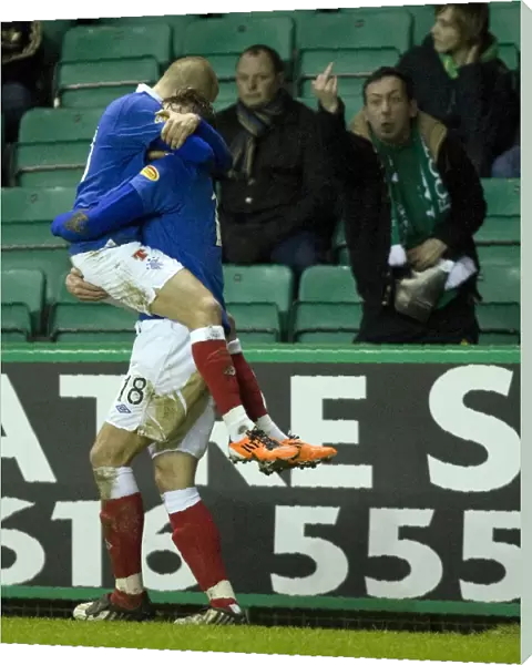 Jelavic Doubles Up: Rangers Star Scores Brace Against Hibernian in Clydesdale Bank Scottish Premier League