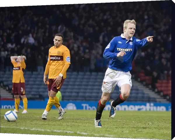 Rangers FC: Steven Naismith's Thrilling Winning Goal in the Scottish Cup Semi-Final vs Motherwell at Hampden Park (2-1)