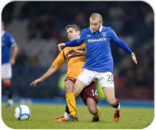 Rangers vs Motherwell: Weiss Fouled by Lasley in Scottish Cup Semi-Final at Hampden Park (2-1)