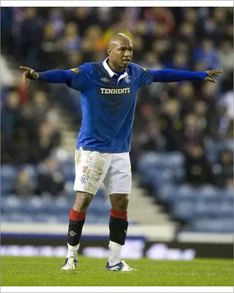 El Hadji Diouf Scores the Dramatic Winner for Rangers vs Hearts at Ibrox Stadium - Clydesdale Bank Scottish Premier League