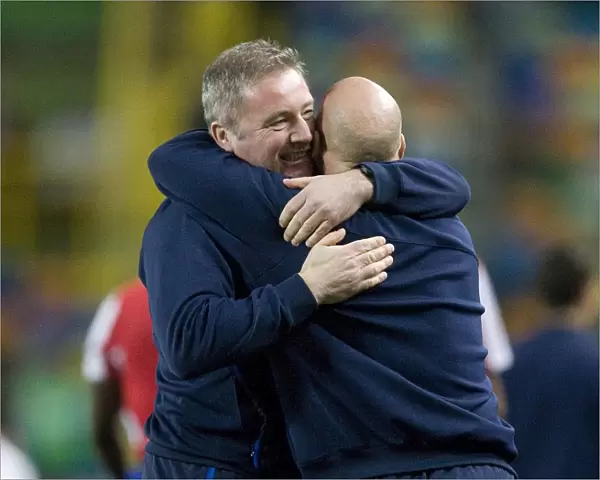 Rangers McCoist and McDowall: Euphoric Reaction as Rangers Secure Dramatic 2-2 Draw Against Sporting Lisbon in Europa League