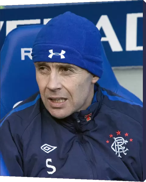 David Weir on the Rangers Bench: 4-0 Victory over Saint Johnstone (Clydesdale Bank Scottish Premier League)