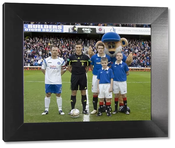 Rangers 4-0 Saint Johnstone: Triumphant Victory at Ibrox Stadium with Excited Mascots