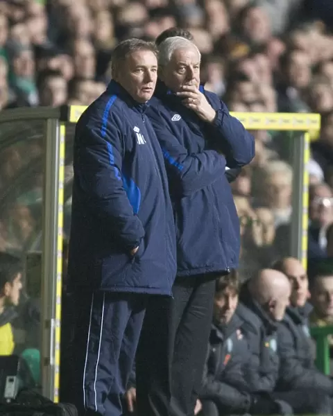 Ally McCoist and Walter Smith Witness Celtic's 1-0 Lead Over Rangers in Scottish Cup Fifth Round Replay