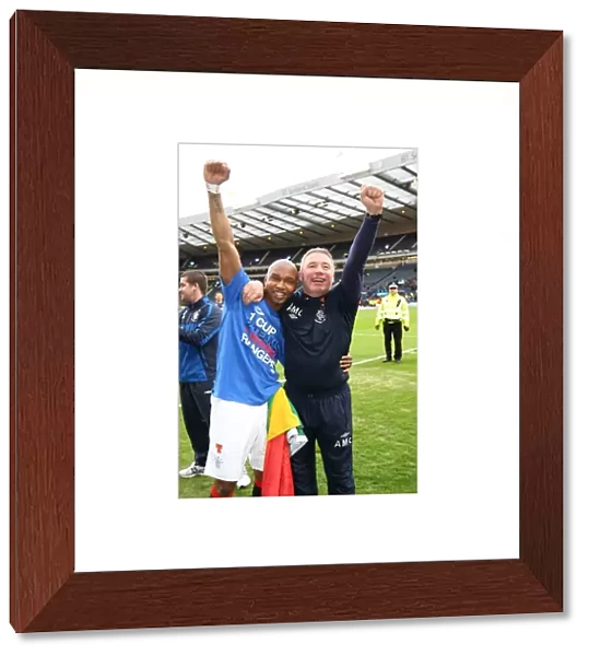 Rangers Football Club: Diouf and McCoist's Triumphant Victory in the Co-operative Cup 2011 over Celtic at Hampden Park