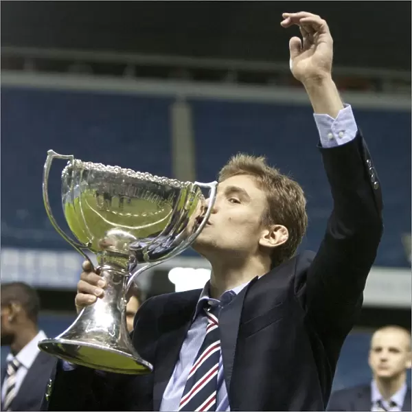 Jelavic's Triumphant Co-operative Cup Return: Rangers Celebration Images (Exclusive)