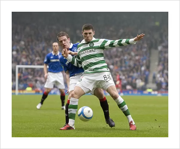 Celtic vs. Rangers: Co-operative Cup Final Triumph - Davis and Hooper's Jubilant Moment